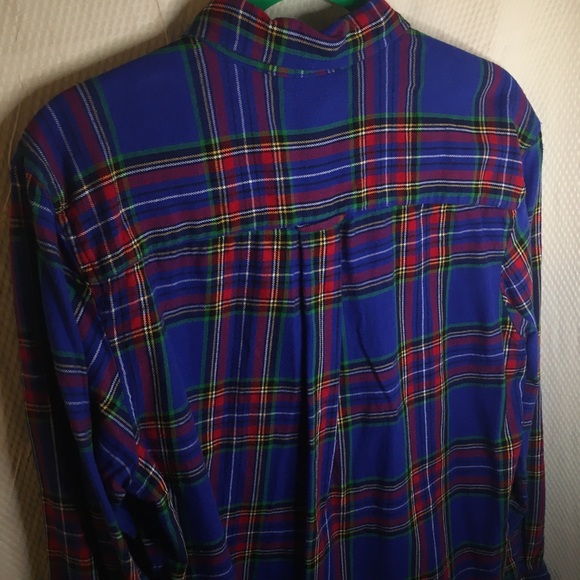 Saddlebred | Men’s 100% Cotton Colorful Plaid Button Down Shirt - Picture 8 of 12